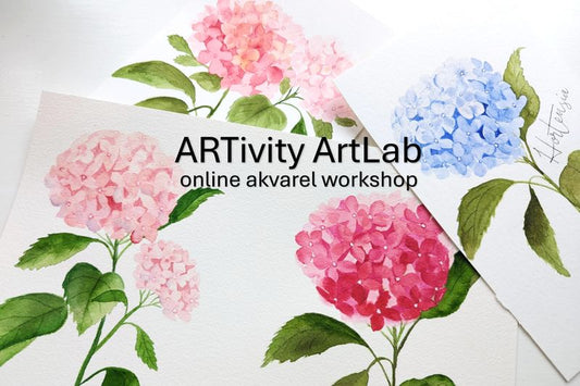 Online akvarel kursus - ARTivity ArtLab