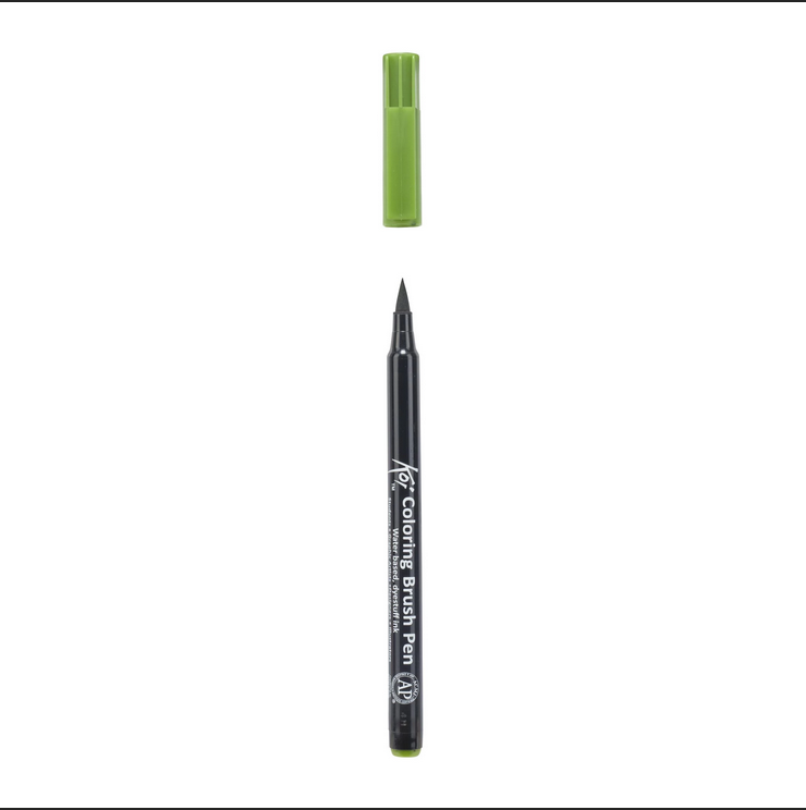 130 KOI Watercolor Brush Pen Sap green