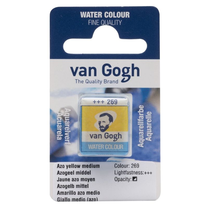 Van Gogh half pan Azo Yellow Medium 269