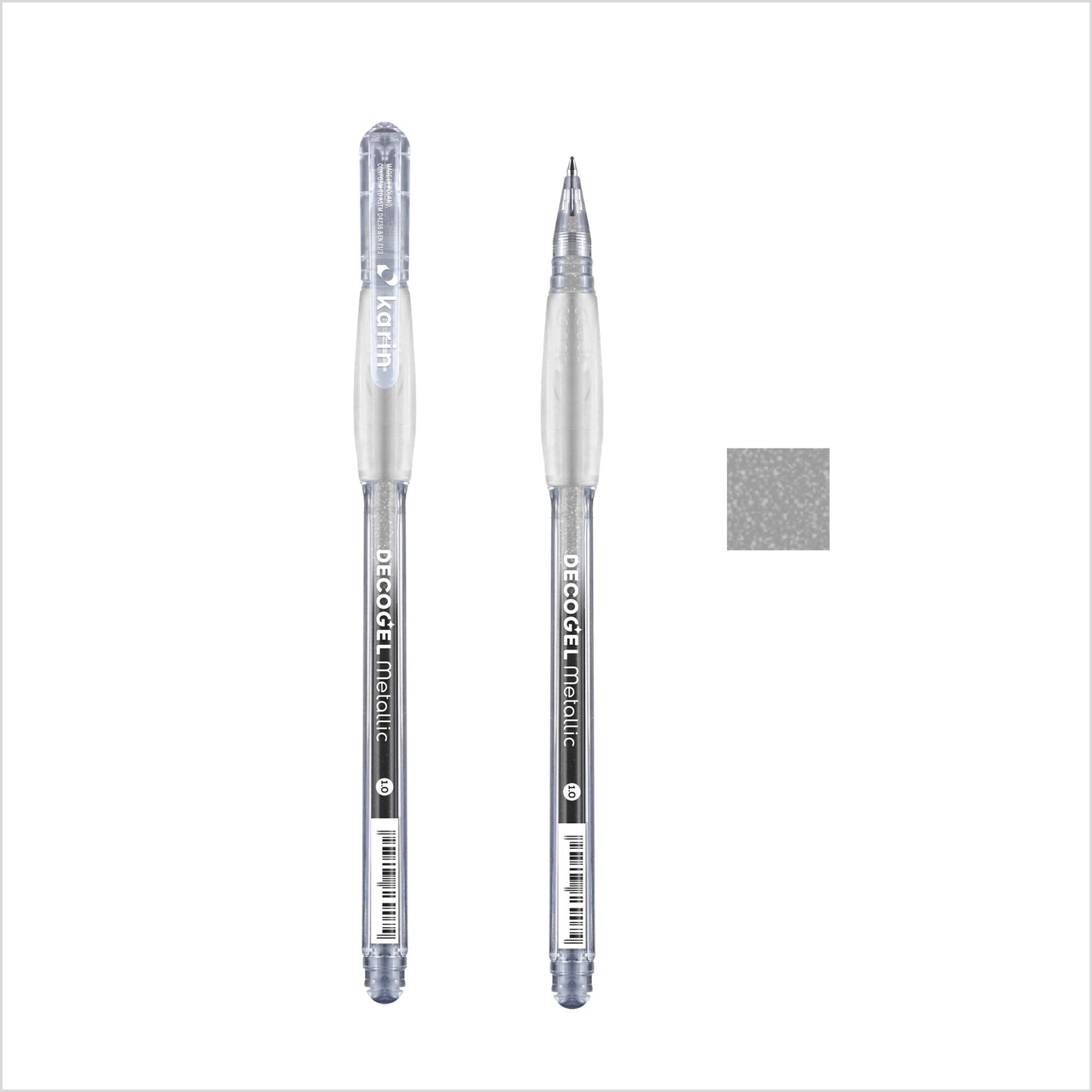 Karin Gel pen Metallic silver 301
