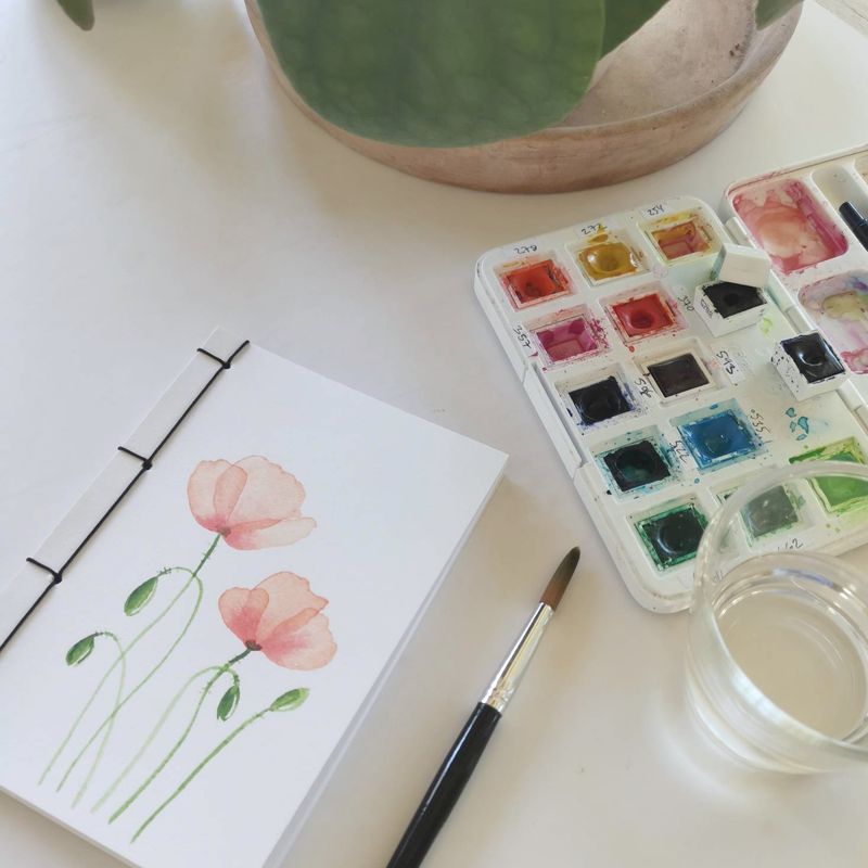 ARTivity Notebook poppies