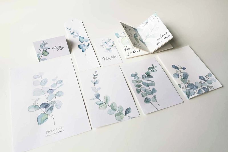 eucalyptus online watercolour including artkit
