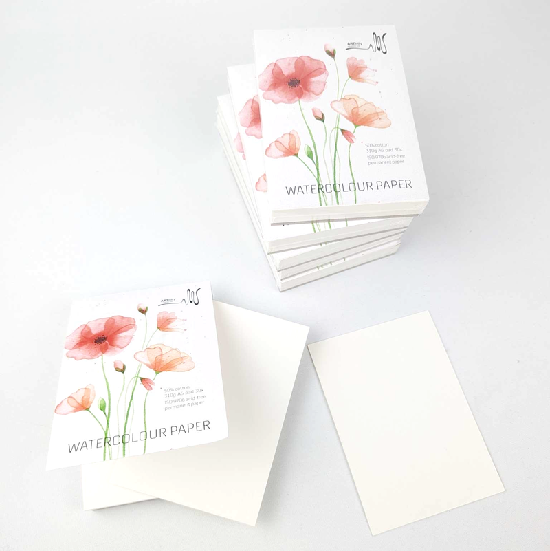 ARTivity Akvarel blok A6 310g 50% bomuld
