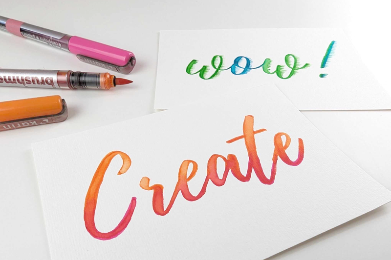 Karin Brushmarkers Pro - teknikker