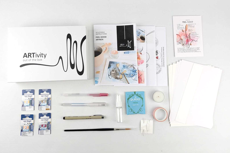feel good akvarel box dyi lys te hygge