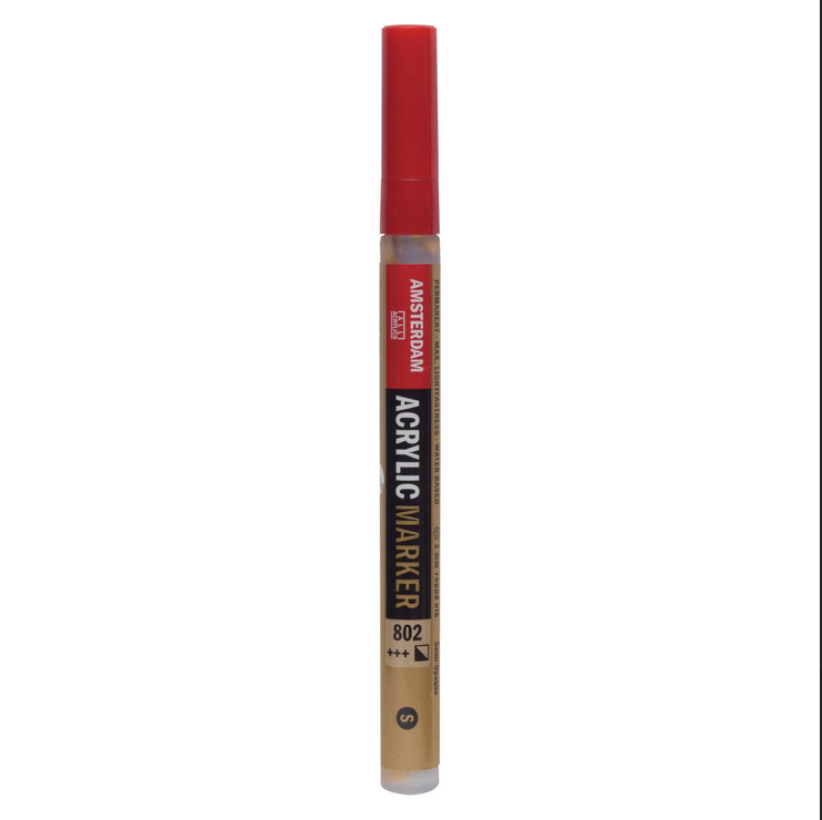 Akryl Marker 2 mm Light gold 802