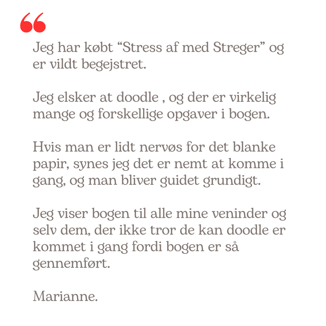 BOG - Stress af med Streger