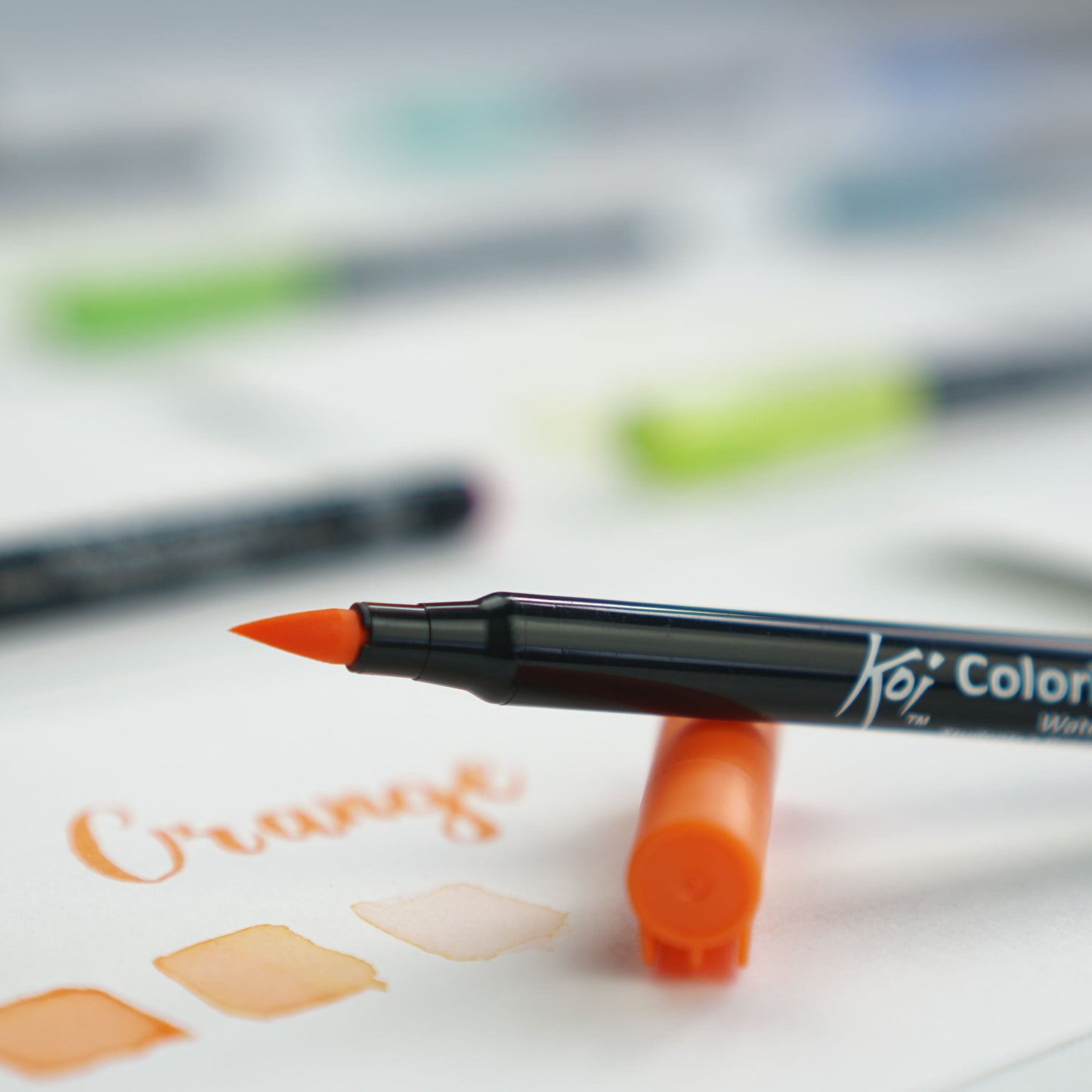 32 KOI Watercolor Brush Pen fresh green