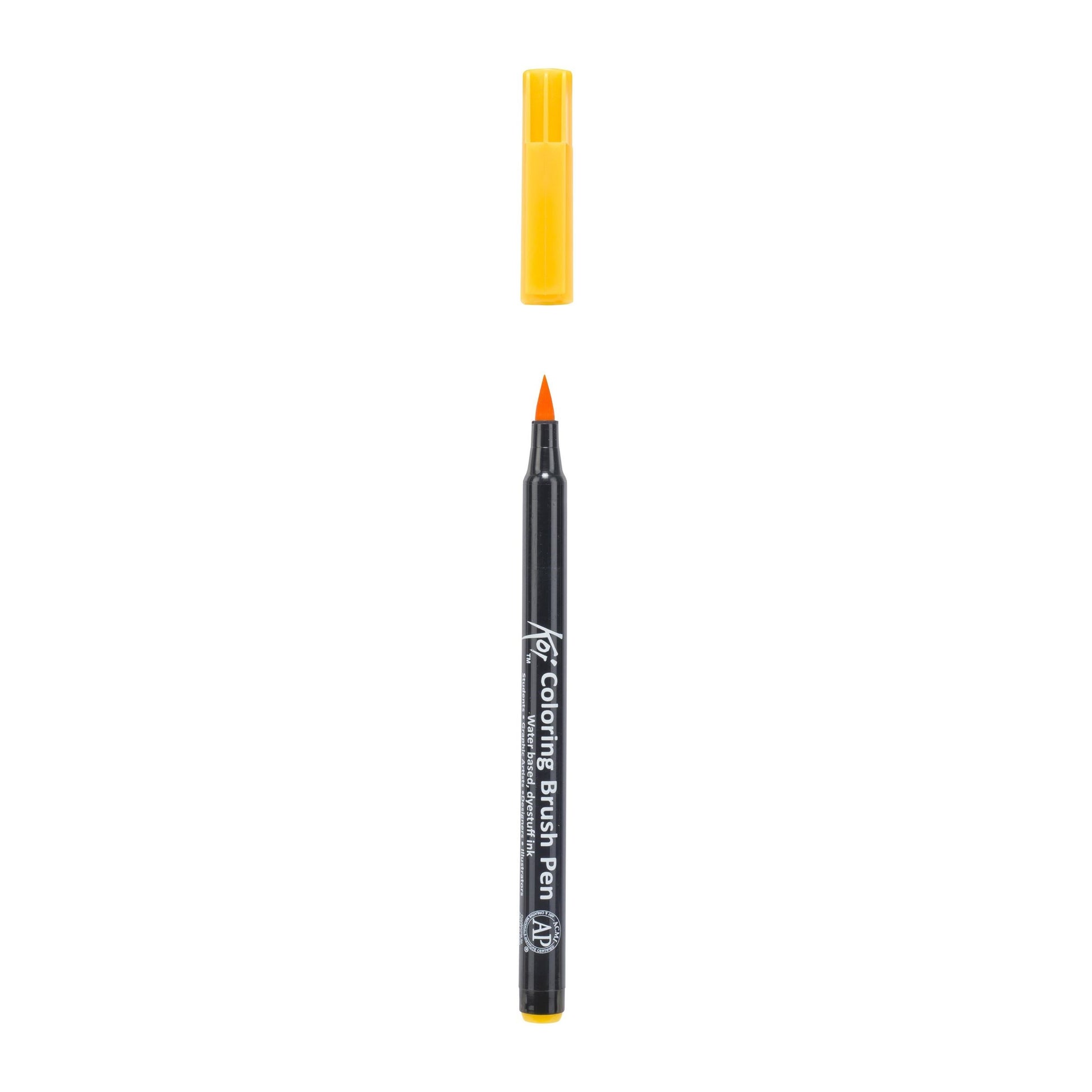 Koi Coloring Brush Pen deep yellow akvareltusch