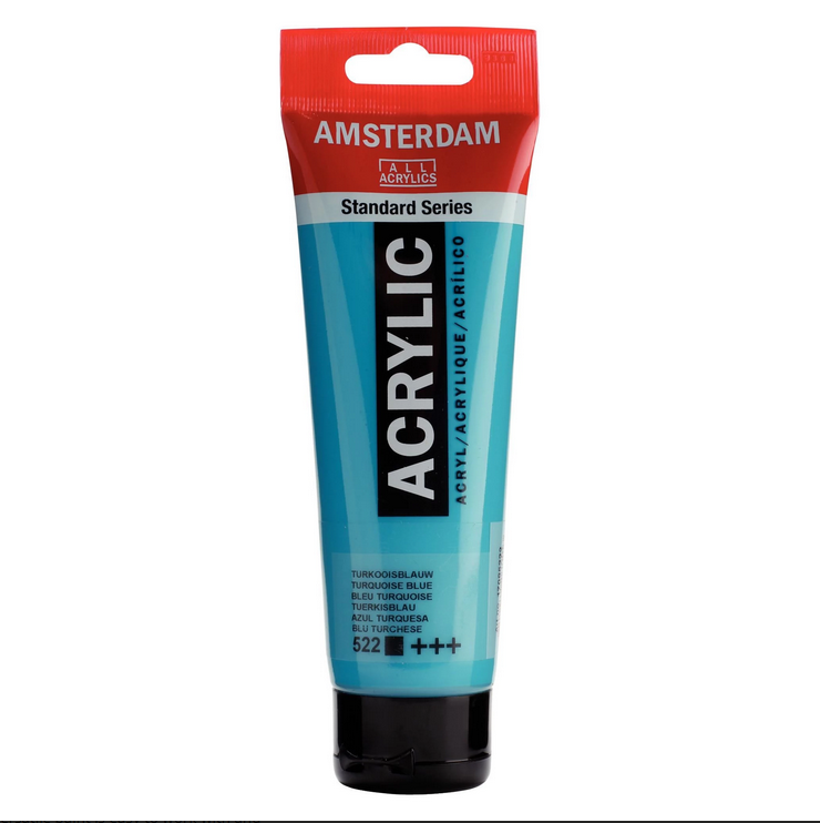 Amsterdam Standardserie Akrylmaling 120 ml. tyrkis