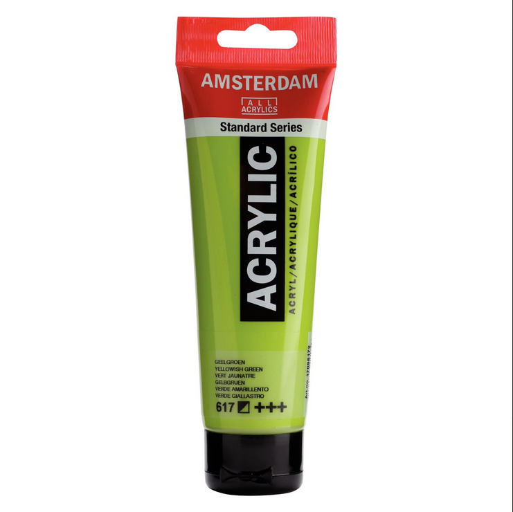 Amsterdam Standardserie Akrylmaling 120 ml. yellow green