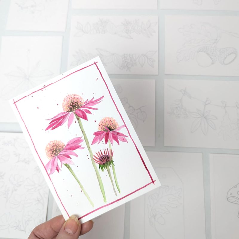 Colouring page template