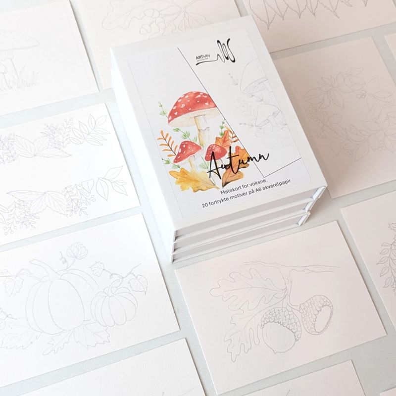 Colouring cards