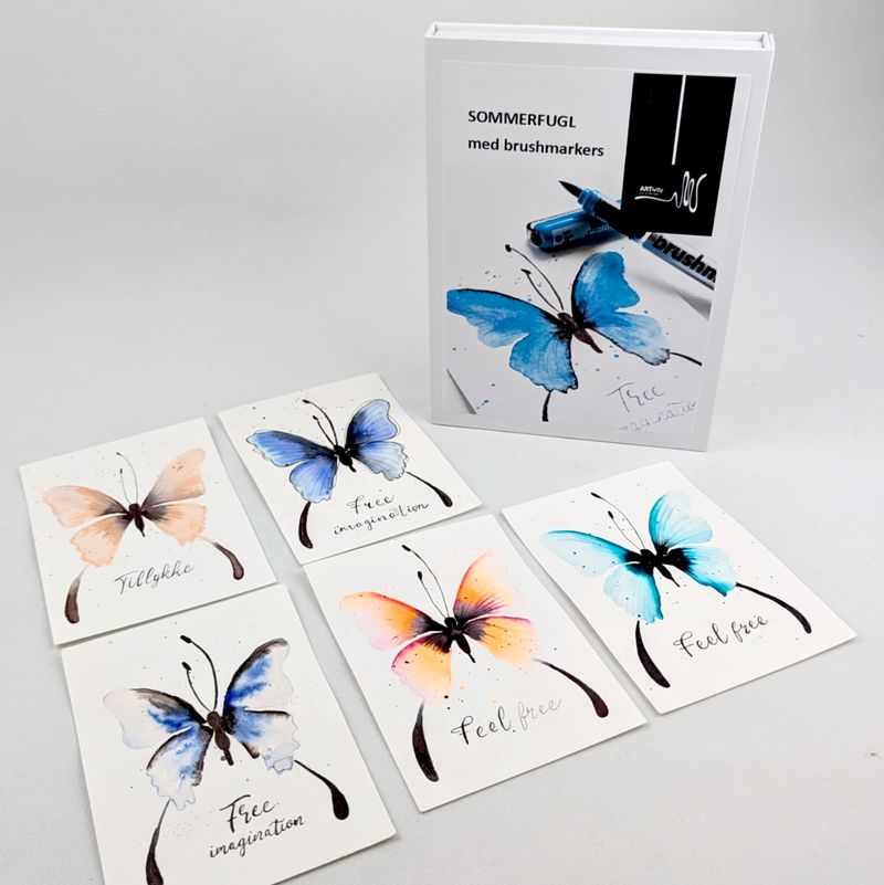 Kreaprojekt med Karin brushmarkers pro