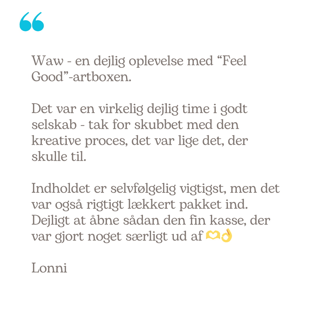 Feel Good artbox - DIY akvarelkit med velvære