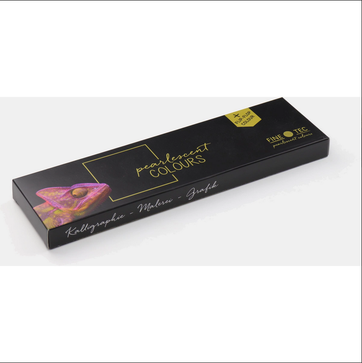 Finetec premium pearlescent akvarelmaling med flip-flop effekt