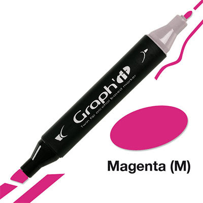 Graph´it twin tip marker Magenta