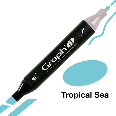Graph´it twin tip marker Tropical Sea