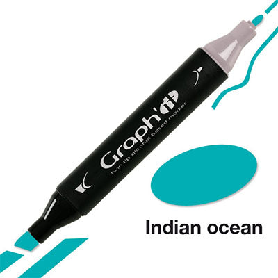 Graph´it twin tip marker Indian ocean 7260