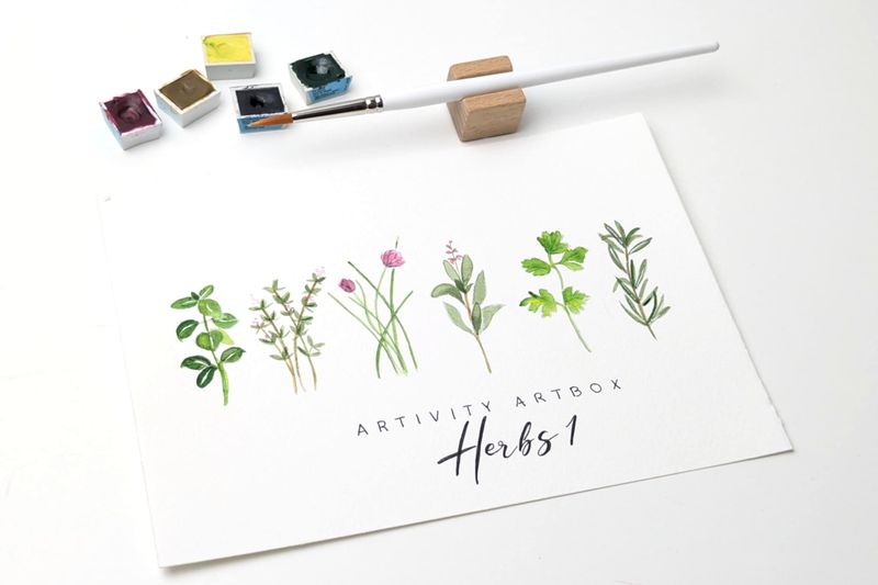 Digital kreativ workshop - artboxen Herbs 1. edition