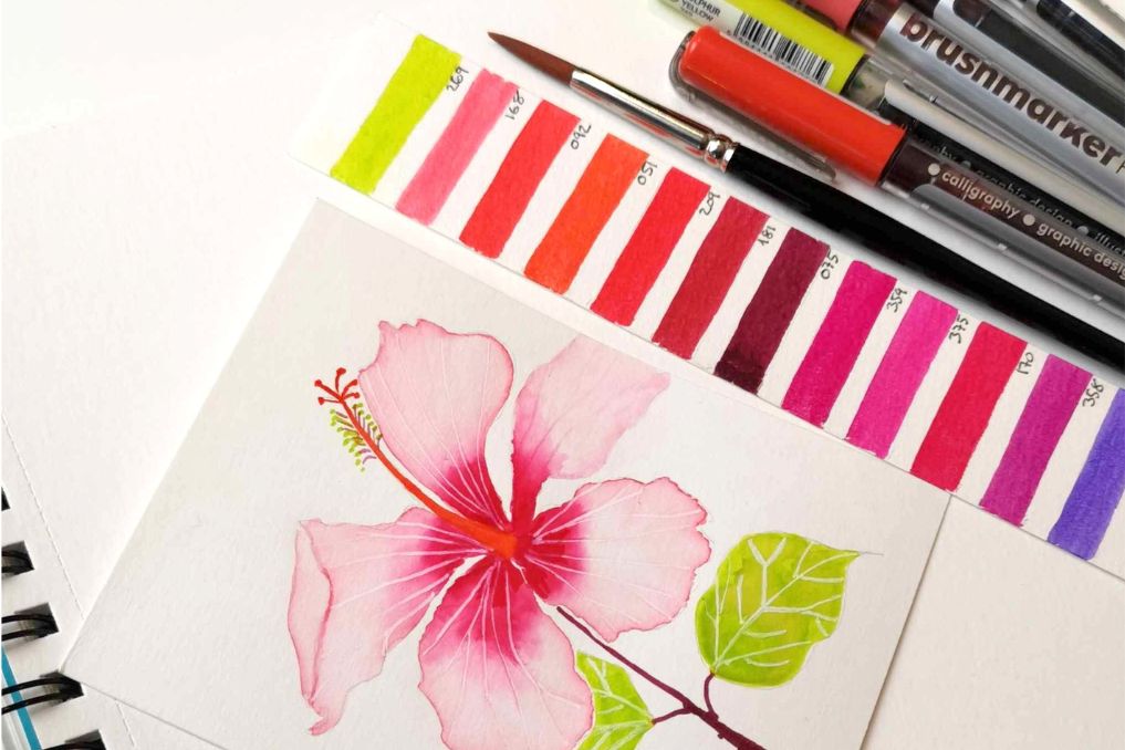 workshop med brushmarkers
