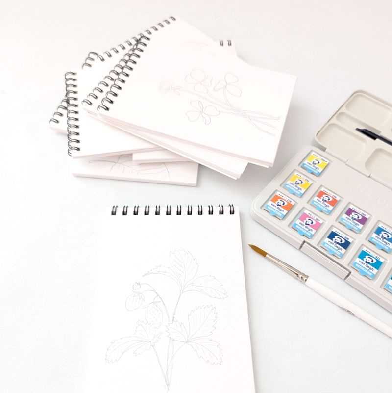 ARTivity A6 Notesblok med spiralryg med motiv