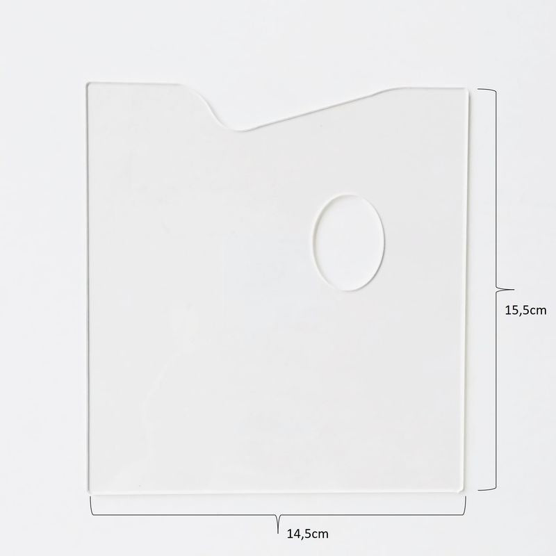 Malerpalette i plexiglas