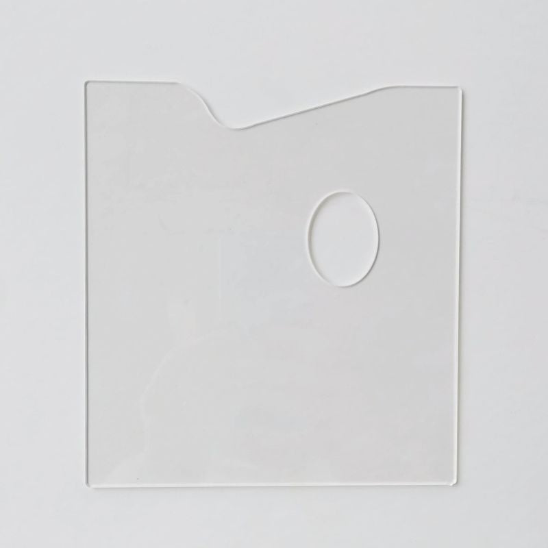 Malerpalette i plexiglas