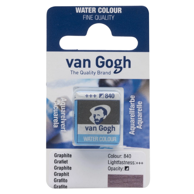 Akvarelmaling - Van Gogh half pan Graphite 840