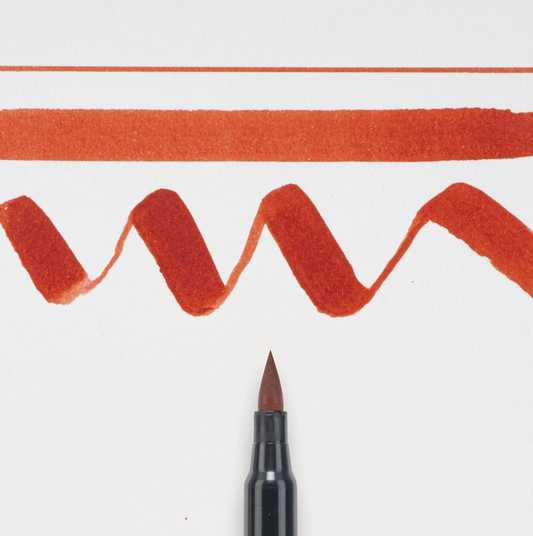 Koi Coloring Brush Pen red akvareltusch