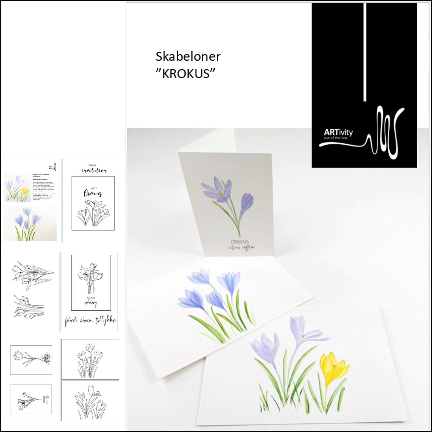 Skabeloner til krokus