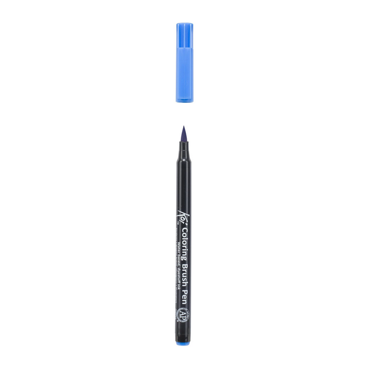 Koi Coloring Brush Pen steel blue akvareltusch