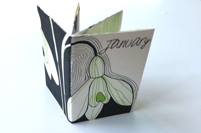 En kunstnerisk Zine-bog, JANUAR