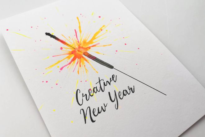 Creative hour - NEW YEAR SPARKLER / Stjernekaster