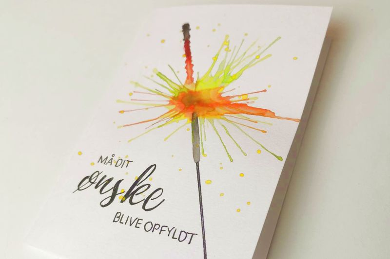 Creative hour - NEW YEAR SPARKLER / Stjernekaster