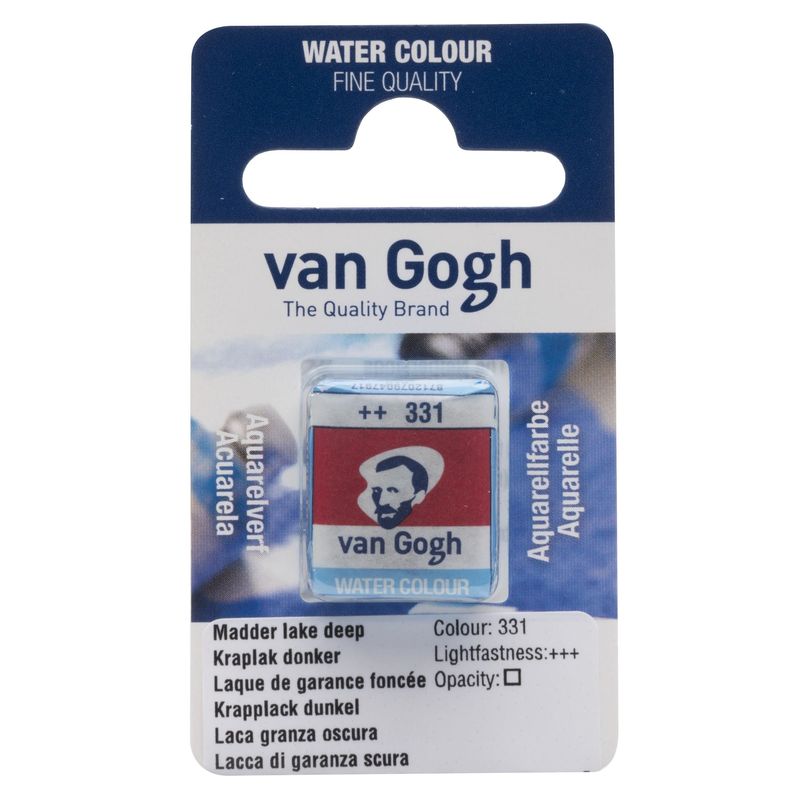 Akvarelmaling - Van Gogh half pan Madder lake deep 331