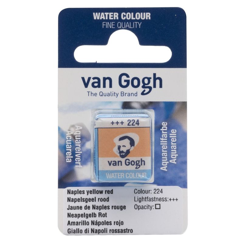 Akvarelmaling - Van Gogh half pan Naples yellow 224