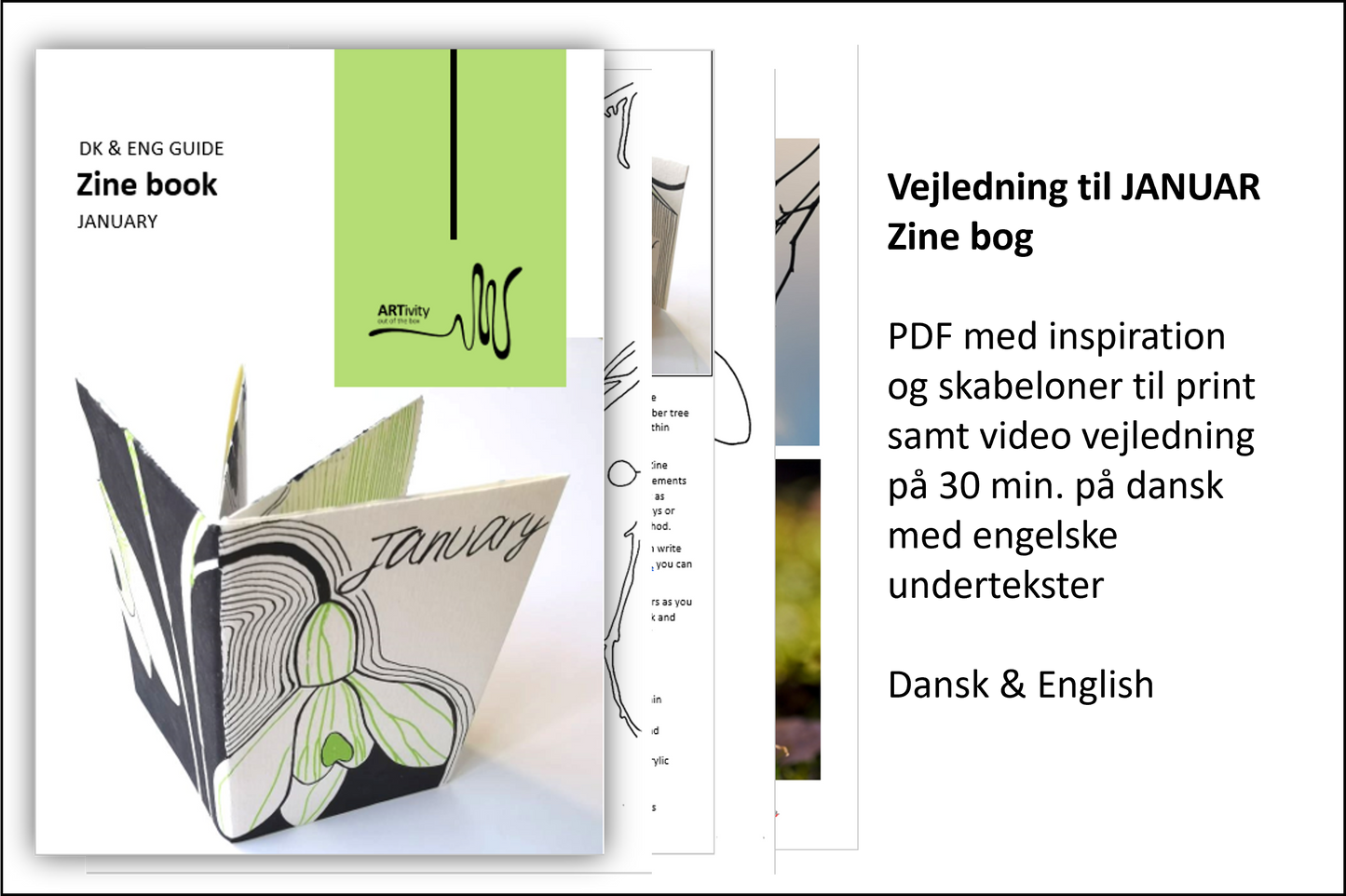 En kunstnerisk Zine-bog, JANUAR