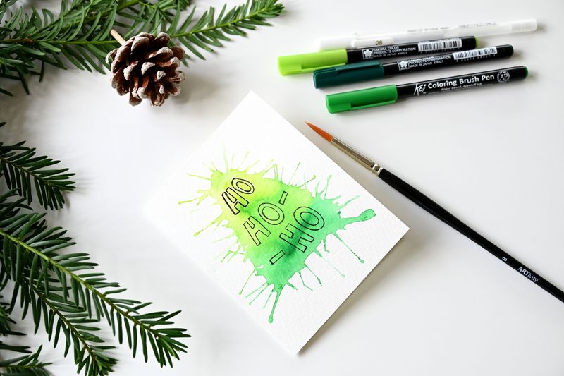 Adventspakke idé - juletræer digital løsning