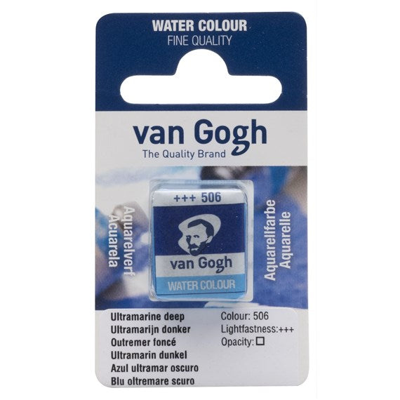 Akvarelmaling - Van Gogh half pan Ultramarine Deep 506
