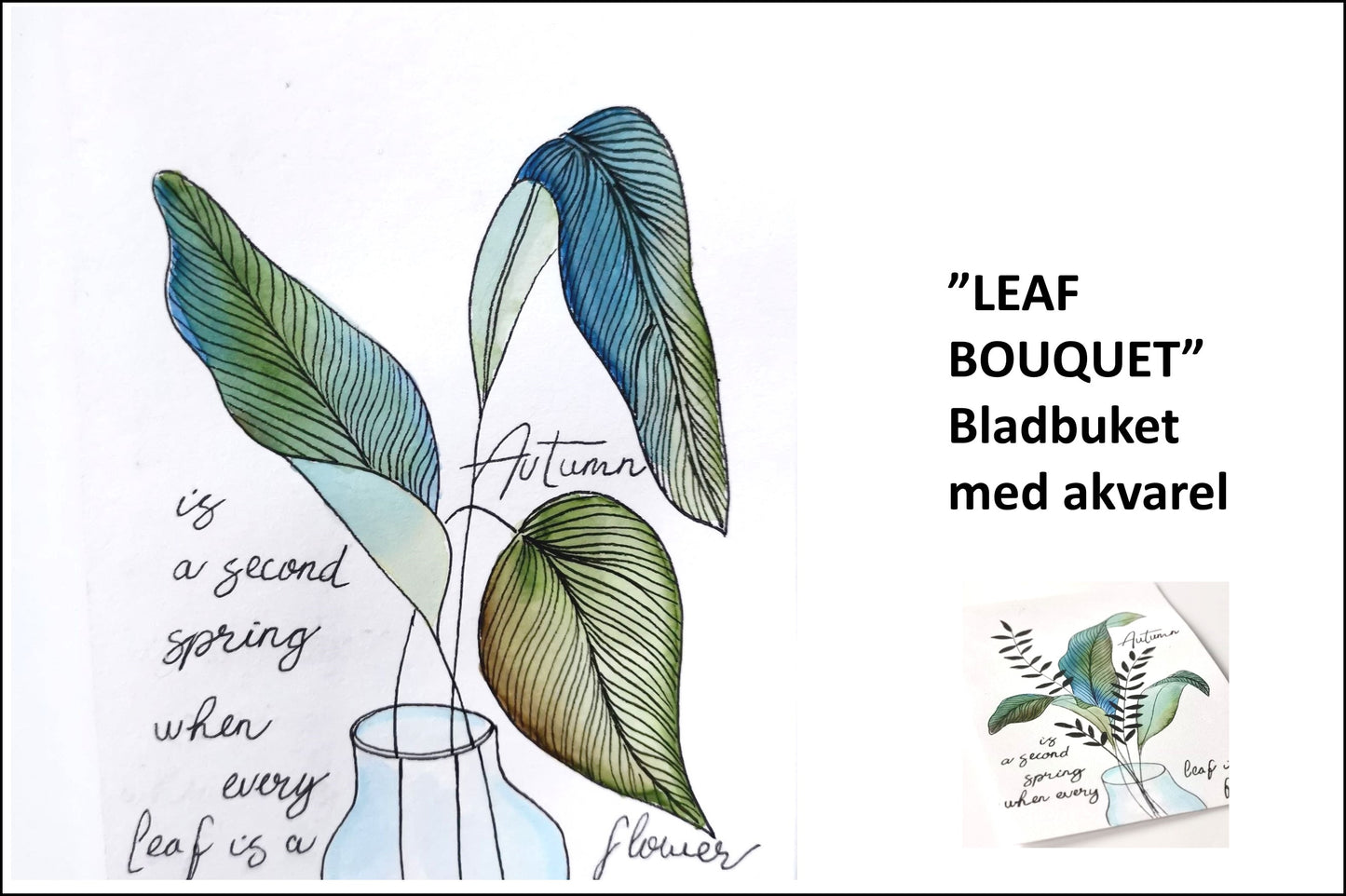 Creative hour - LEAF BOUQUET / bladbuket