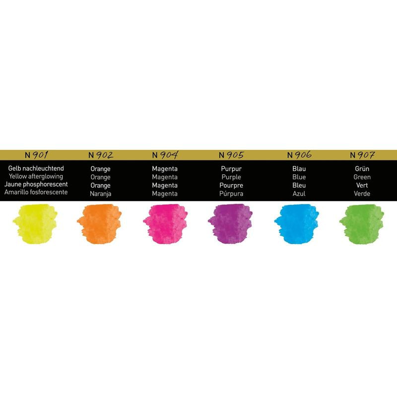 Finetec premium neon akvarel farver