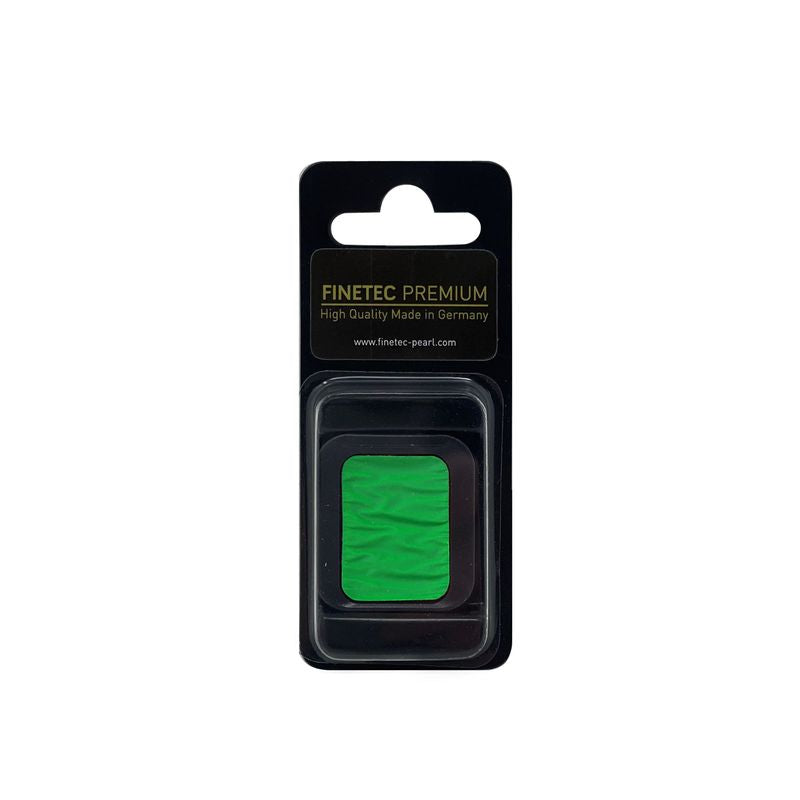 Finetec premium neon grøn akvarel farve