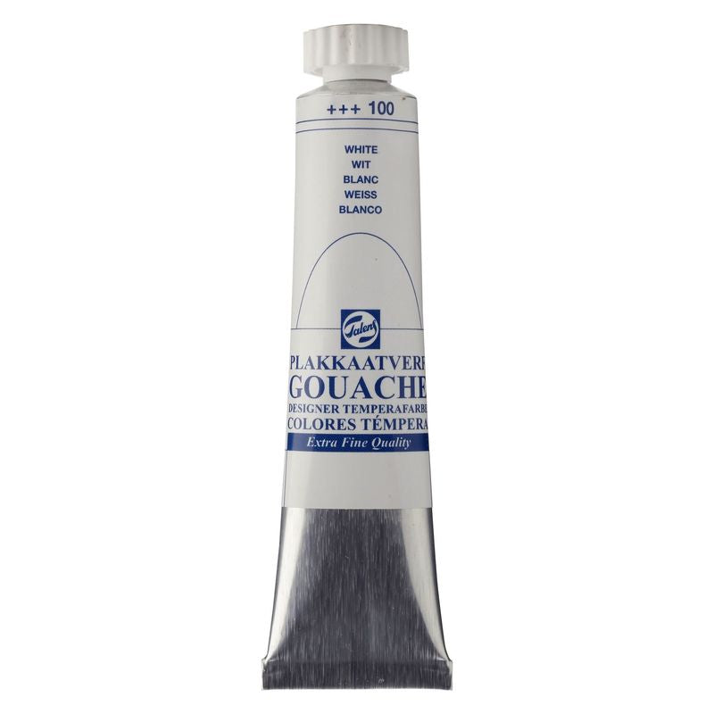 Gouache maling, hvid 20ml