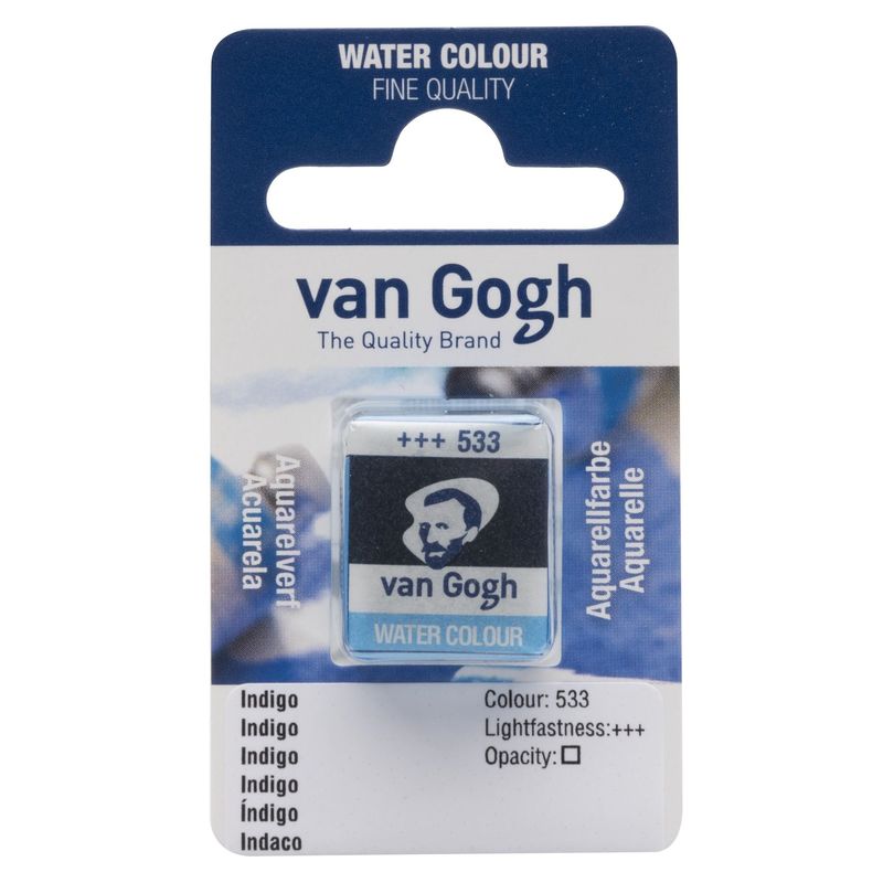 Akvarelmaling - Van Gogh half pan Indigo 533