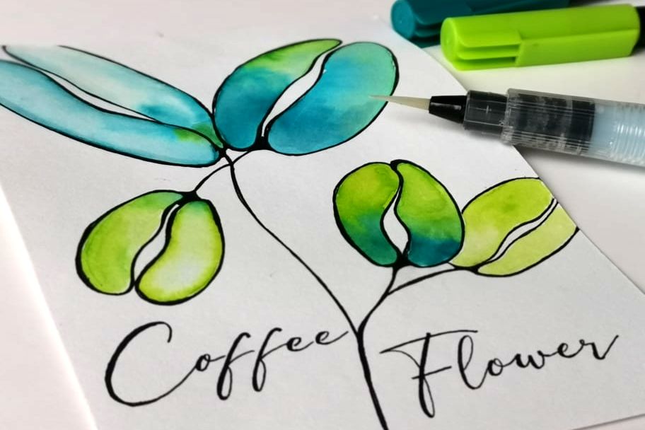 Digital kreativ workshop - artboxen Coffee Kisses