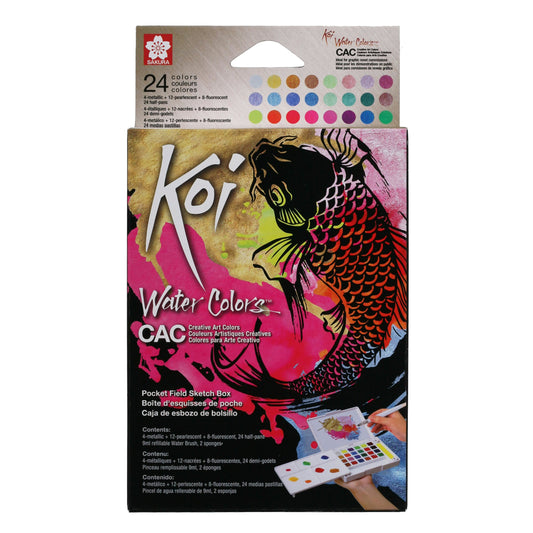 KOI akvarelsæt med specialfarver