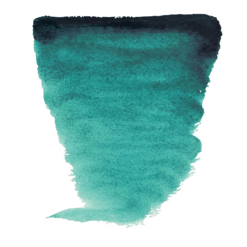 Akvarelmaling - Van Gogh half pan Phthalo Green 675