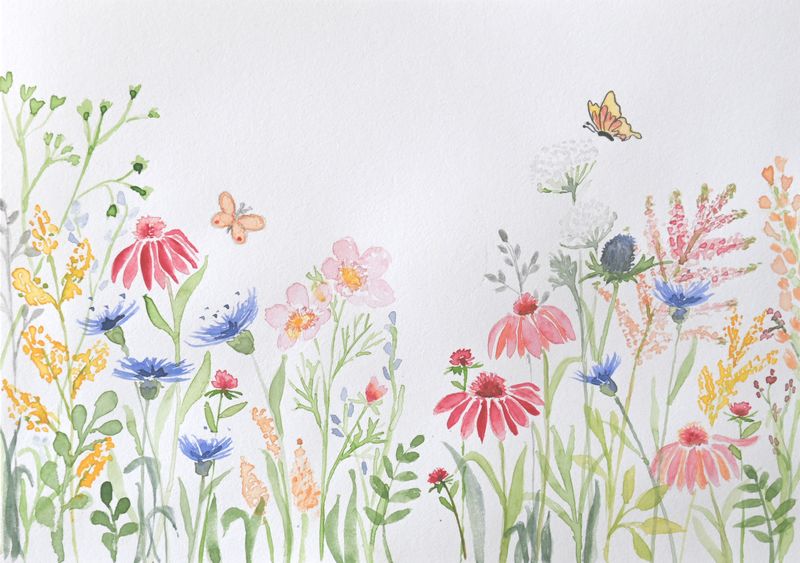 Digital kreativ workshop - artboxen Wildflowers