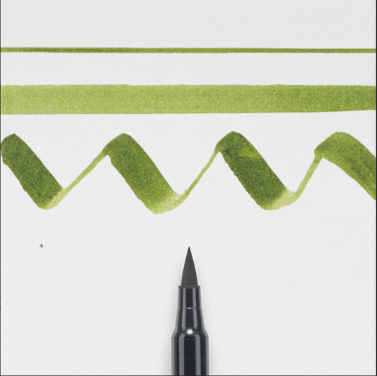 130 KOI Watercolor Brush Pen Sap green